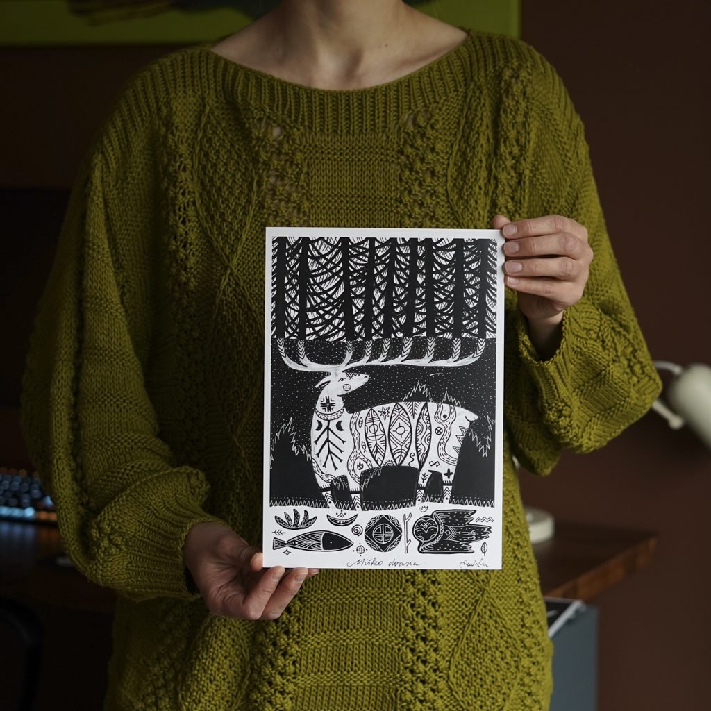 Miško dvasia A4 printas - Image 5