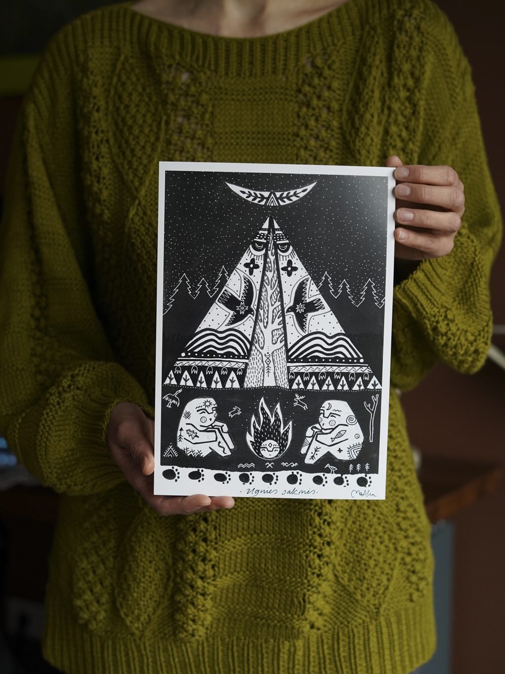 Ugnies sakmės A4 printas - Image 5