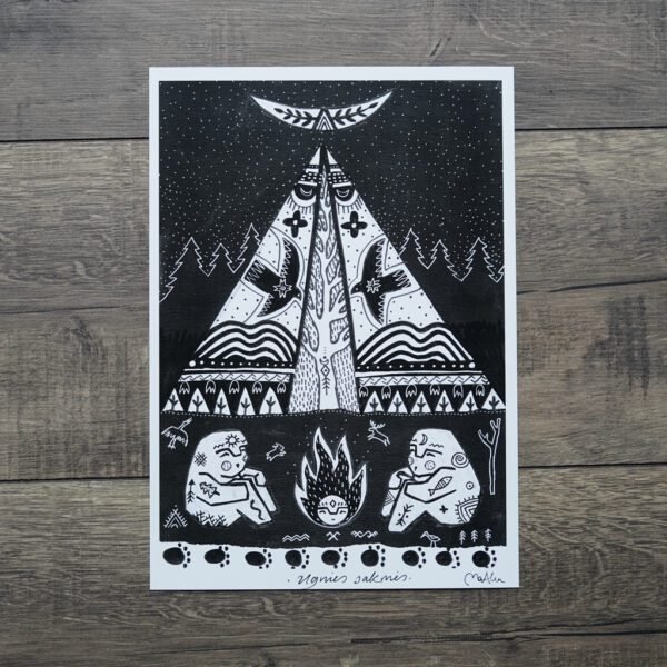 Ugnies sakmės A4 printas - Image 4
