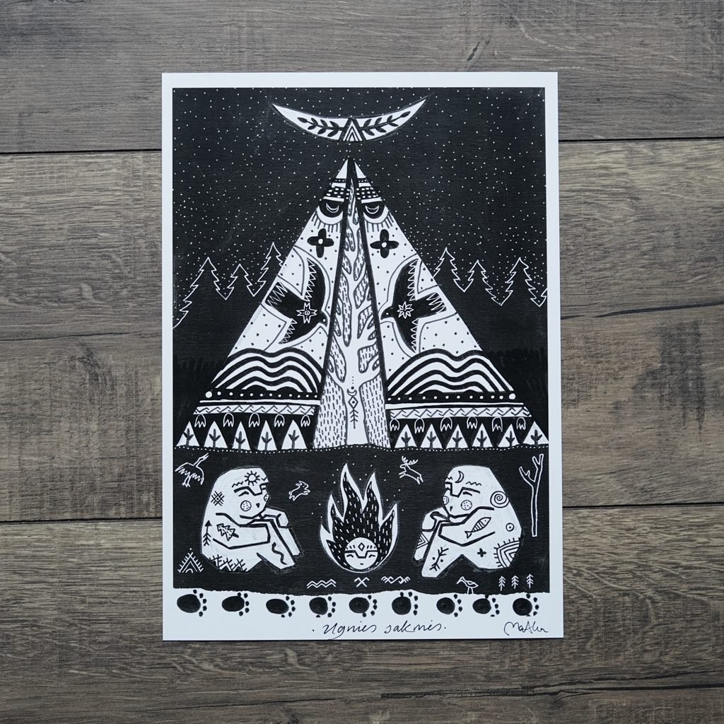 Ugnies sakmės A4 printas - Image 4