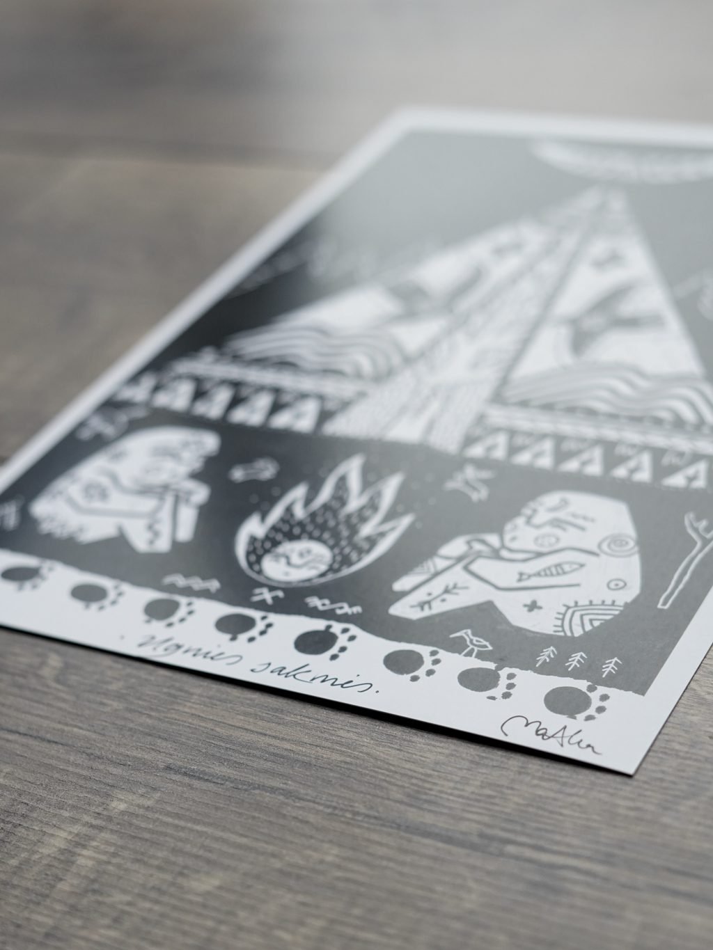 Ugnies sakmės A4 printas - Image 3