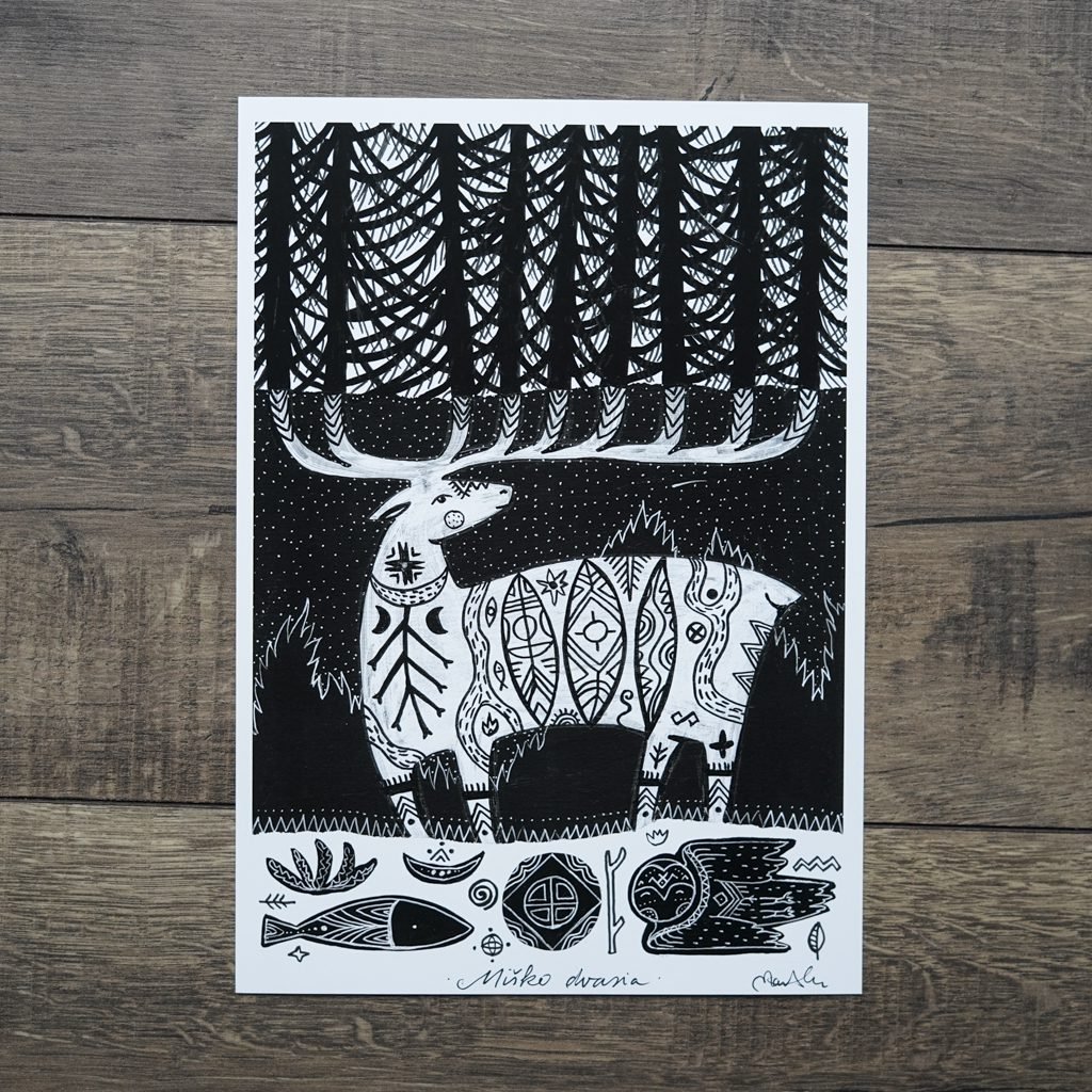Miško dvasia A4 printas - Image 4