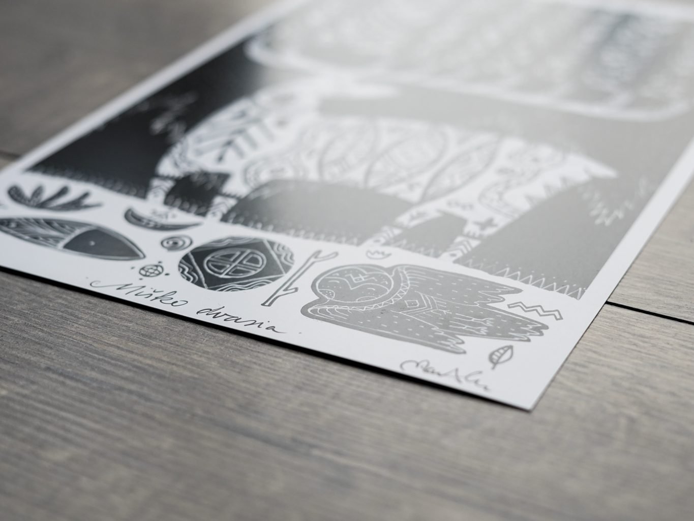 Miško dvasia A4 printas - Image 3