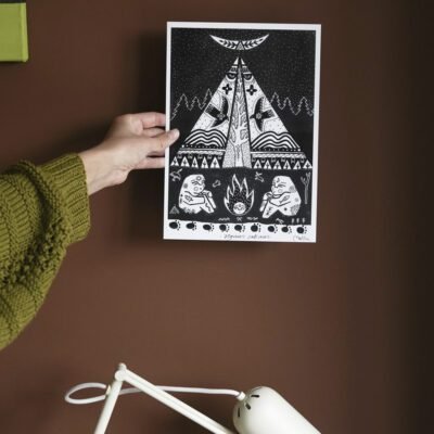 Ugnies sakmės A4 printas