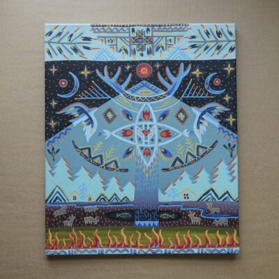 Pasaulio kalnas 50x60cm / paveikslas ant drobės