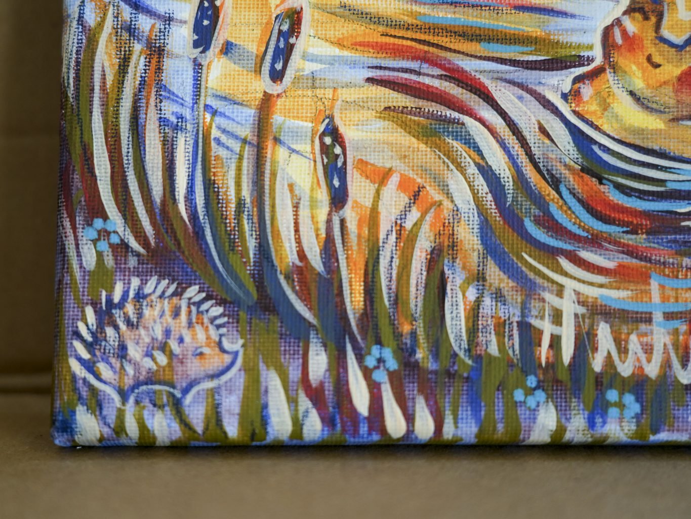 Maudynės 20x20cm / paveikslas ant drobės - Image 3