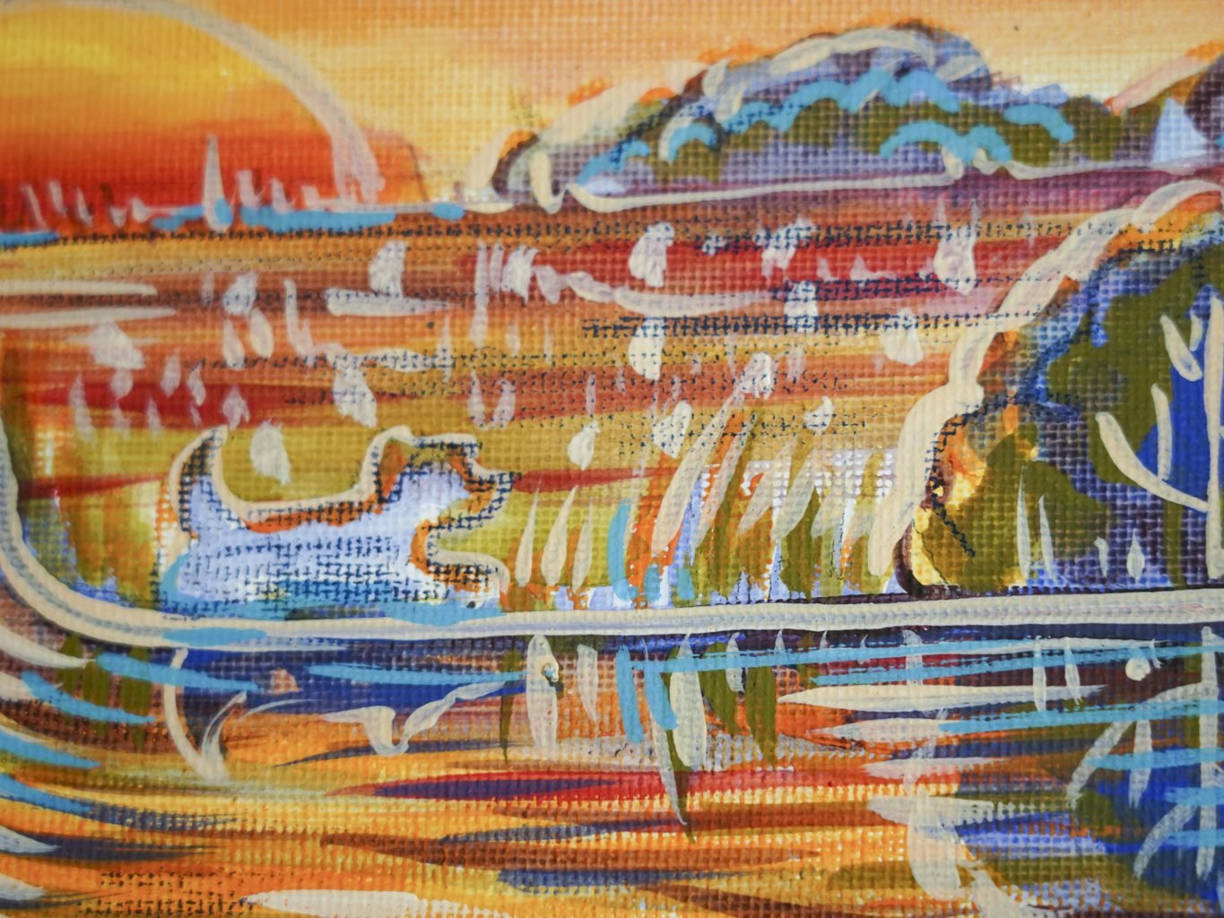 Maudynės 20x20cm / paveikslas ant drobės - Image 5