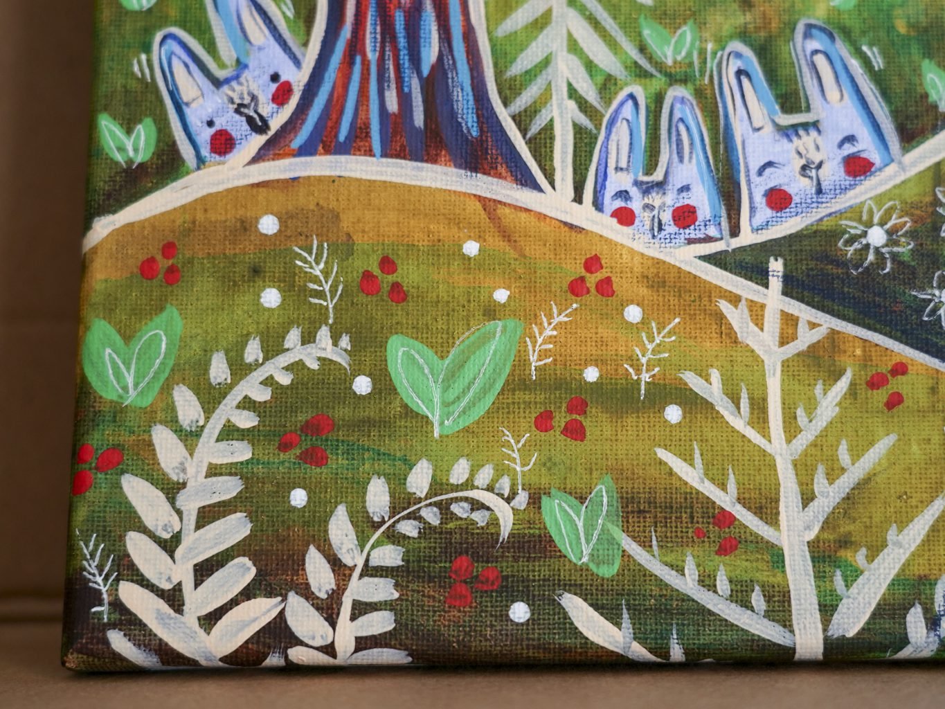 Miško paklotė 40x30cm / paveikslas ant drobės - Image 3