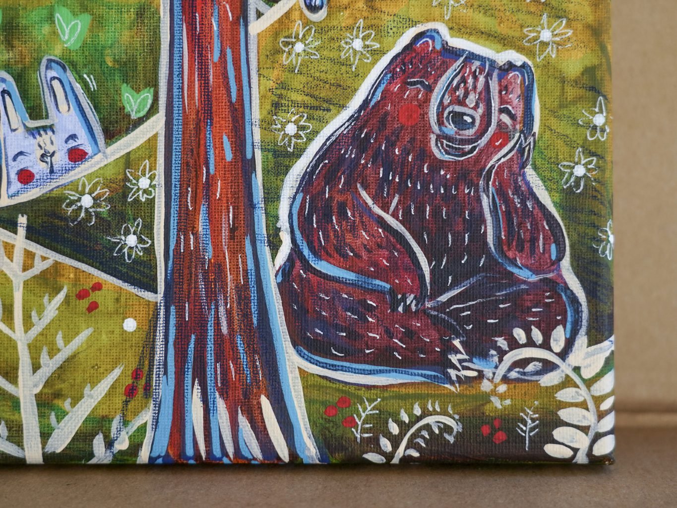 Miško paklotė 40x30cm / paveikslas ant drobės - Image 4