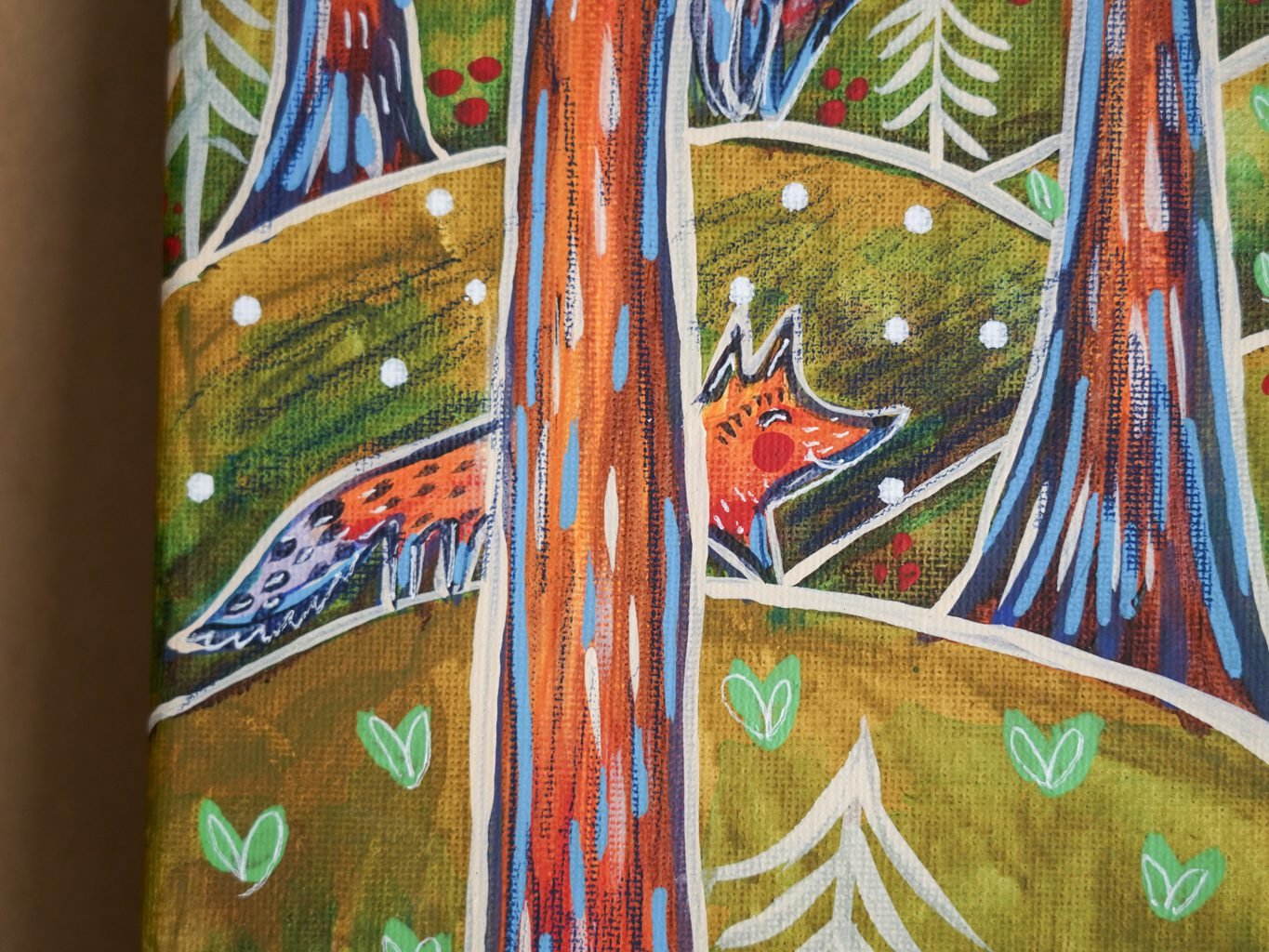 Miško paklotė 40x30cm / paveikslas ant drobės - Image 6