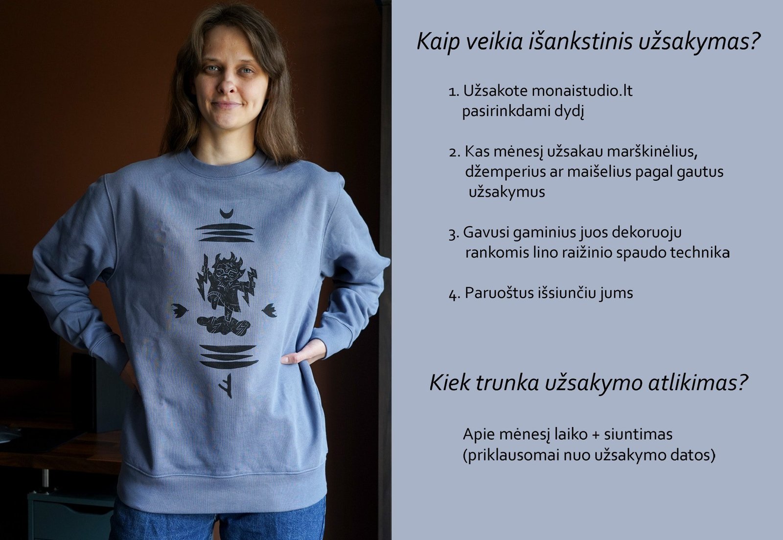 Džemperis Perkūnėlio šokis (Tik išankstinis užsakymas) - Image 5