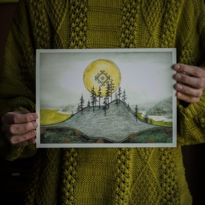 Piliakalnis A4 printas